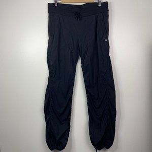 Lululemon  Unlined Dance Studio Pant Jogger Trackpant  Mid Rise  Black  Size 12